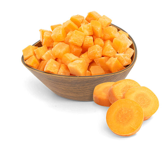 Bio carrot cubes