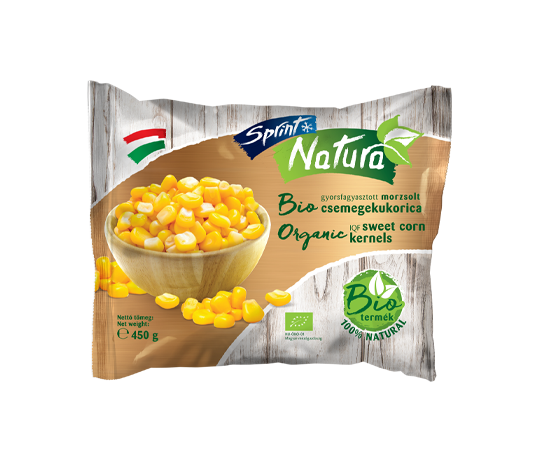 Sprint Natura Organic corn kernels