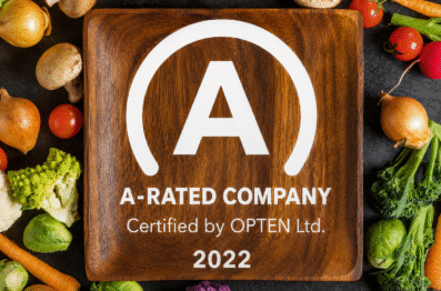 Our Company Has Been Awarded an “A” Rating